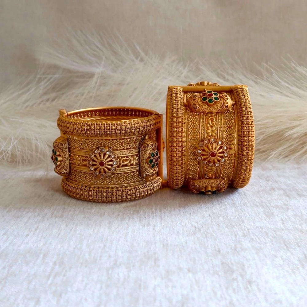 Gold plated bracelet bangles Indian Pakistani